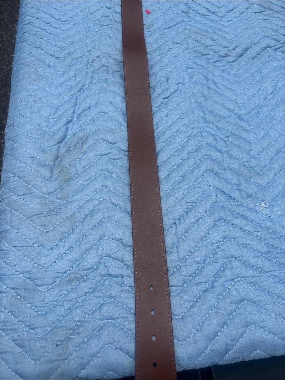 Volcom Brown Leather Belt with Antiqued Brass Buckle Bottle Opener